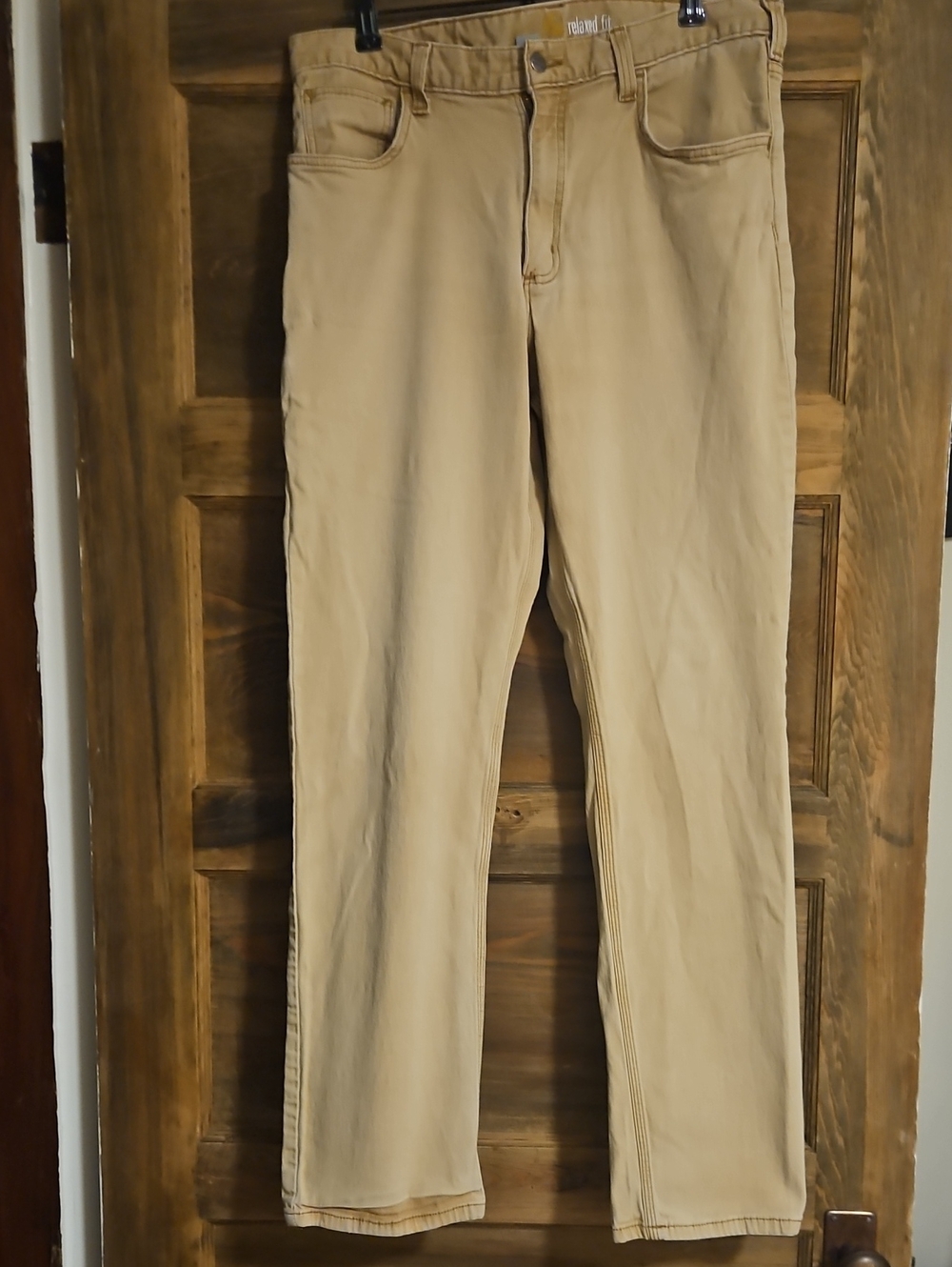 Carhart Men's Relaxed Fit Straight-Leg Jeans